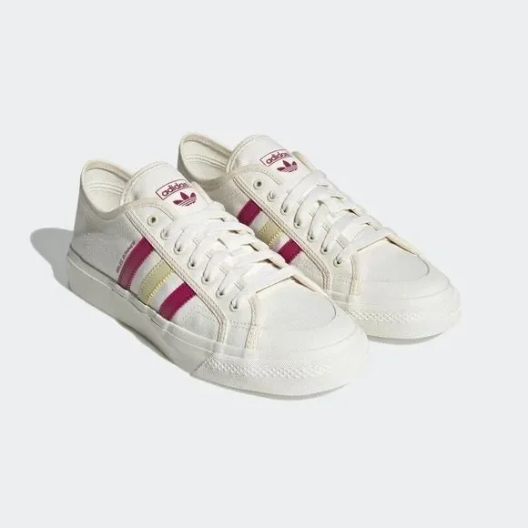 adidas | Shoes | Mens Adidas Nizza Low X Wales Bonner Cream White Scarlet  Shoes S4262 | Poshmark